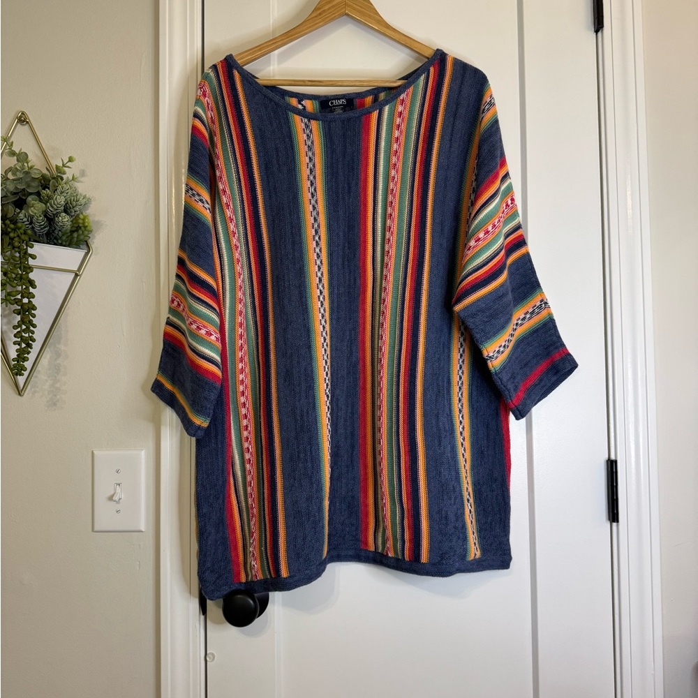 Chaps Colorful Boho Sweater - Picture 5 of 5